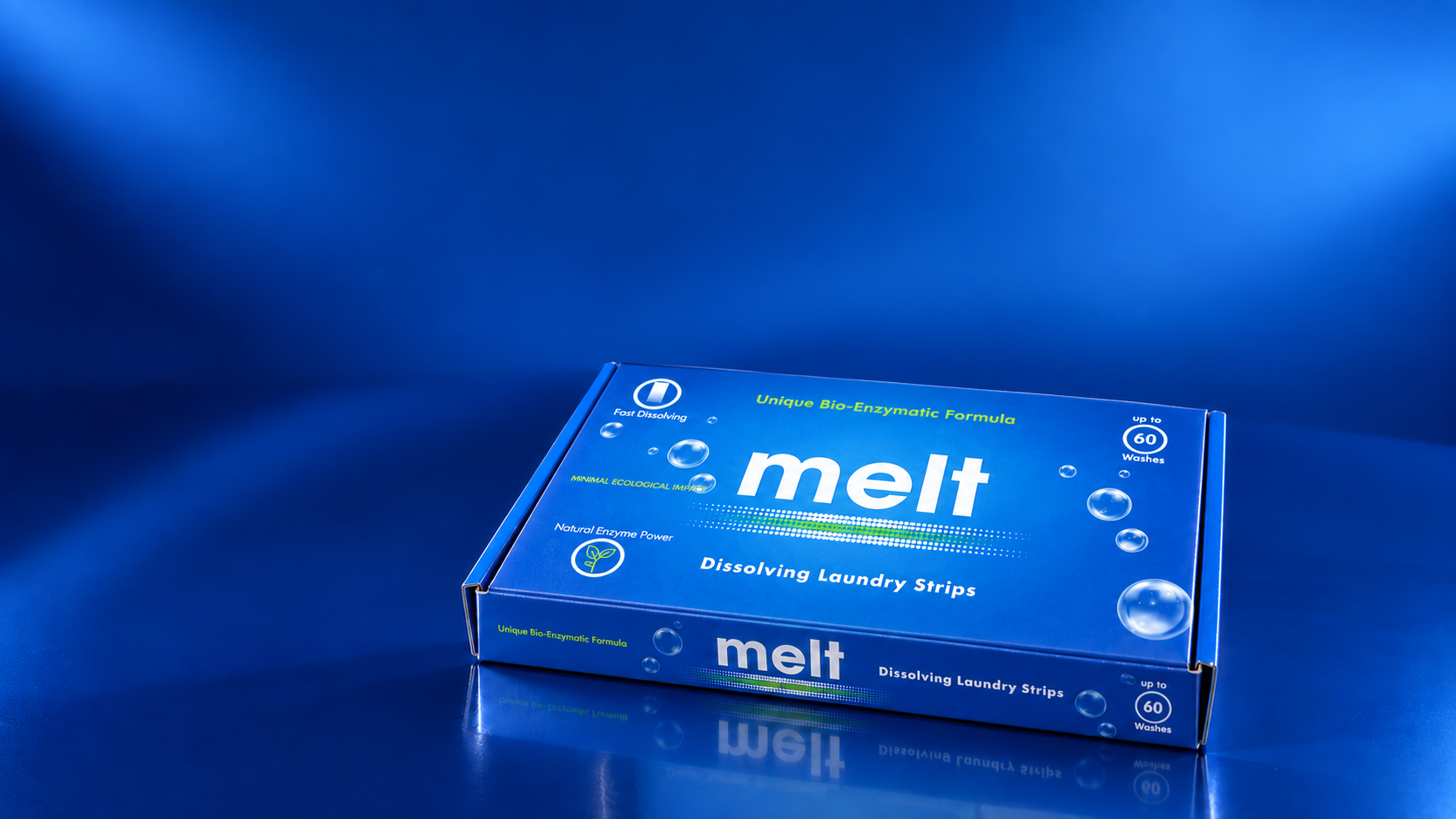 Melt pack of 60 laundry strips